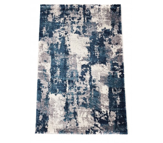 Синтетический ковер SUPERSOFT 6163A W / NAVY - высокое качество по лучшей цене в Украине