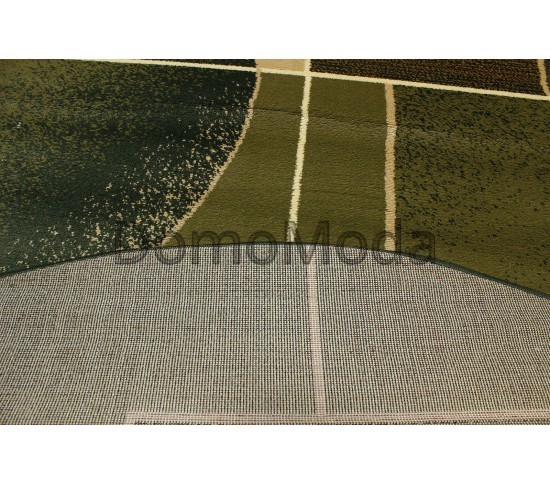 Синтетичний килим Super Elmas 1563A d.green-d.green - Висока якість за найкращою ціною в Україні зображення 2.