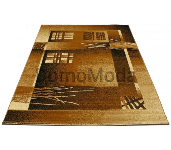 Синтетический ковер Super Elmas 3007A d.green-ivory - высокое качество по лучшей цене в Украине