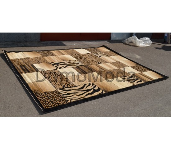 Синтетичний килим Super Elmas 4246A black-black - Висока якість за найкращою ціною в Україні зображення 2.