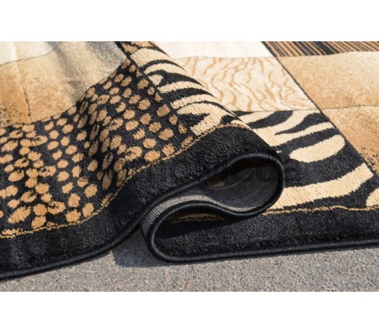 Синтетичний килим Super Elmas 4246A black-black - Висока якість за найкращою ціною в Україні зображення 5.