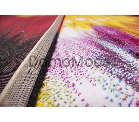 Синтетичний килим Texas Al09A white-yellow - Висока якість за найкращою ціною в Україні зображення 2.