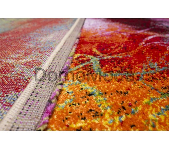 Синтетичний килим Texas Al11A red-blue - Висока якість за найкращою ціною в Україні зображення 2.