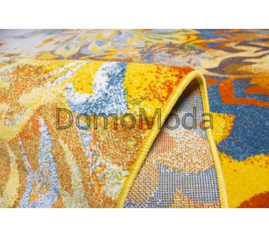 Синтетичний килим Texas Al14B Yellow-White - Висока якість за найкращою ціною в Україні зображення 3.