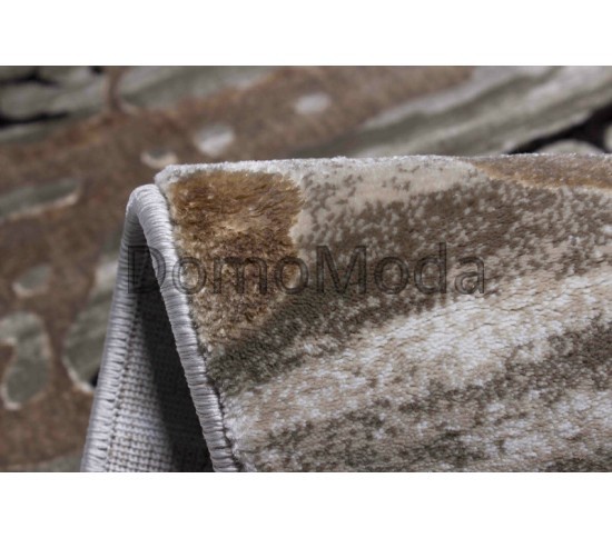 Синтетичний килим Vogue 9851A D.BEIGE-BLACK - Висока якість за найкращою ціною в Україні зображення 4.