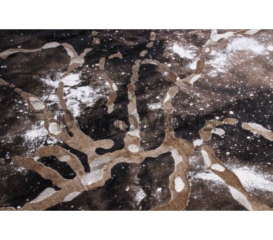 Синтетичний килим Vogue 9852A BLACK-D.BEIGE - Висока якість за найкращою ціною в Україні зображення 2.