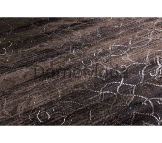 Синтетический ковер Vogue 9854A BLACK-P.L.BEIGE - высокое качество по лучшей цене в Украине изображение 3.