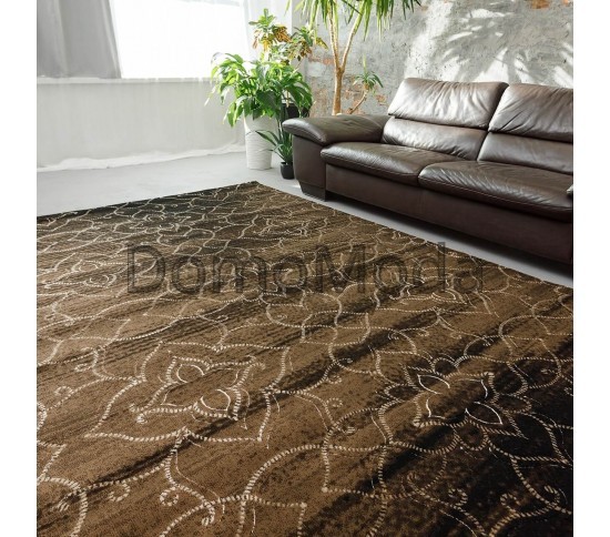 Синтетический ковер Vogue 9854A BLACK-P.L.BEIGE Купить в интернет магазине ДомоМода фото 2 Синтетический ковер Vogue 9854A BLACK-P.L.BEIGE - высокое качество по лучшей цене в Украине изображение 2.