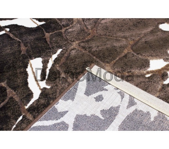 Синтетичний килим Vogue 9879A BROWN-P.L.BEIGE - Висока якість за найкращою ціною в Україні зображення 3.