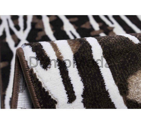 Синтетичний килим Vogue 9896A BLACK-CREAM - Висока якість за найкращою ціною в Україні зображення 2.