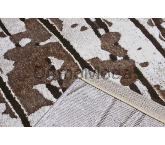 Синтетичний килим Vogue 9896A D.BEIGE-BROWN - Висока якість за найкращою ціною в Україні зображення 2.