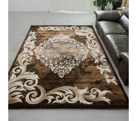 Синтетический ковер Vogue AA31A d.brown-d.beige Купить в интернет магазине ДомоМода Синтетический ковер Vogue AA31A d.brown-d.beige - высокое качество по лучшей цене в Украине