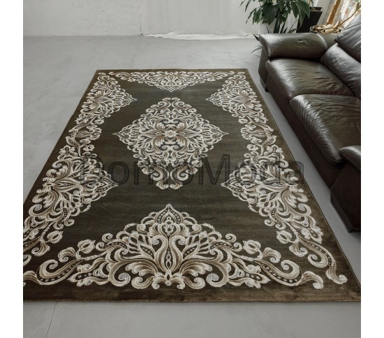 Синтетический ковер Vogue AG72A brown-d.beige Купить в интернет магазине ДомоМода Синтетический ковер Vogue AG72A brown-d.beige - высокое качество по лучшей цене в Украине