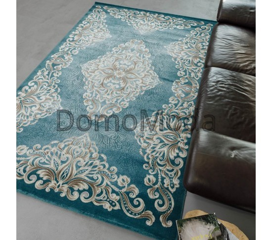 Синтетичний килим Vogue AG72A turkuaz-d.beige - Висока якість за найкращою ціною в Україні