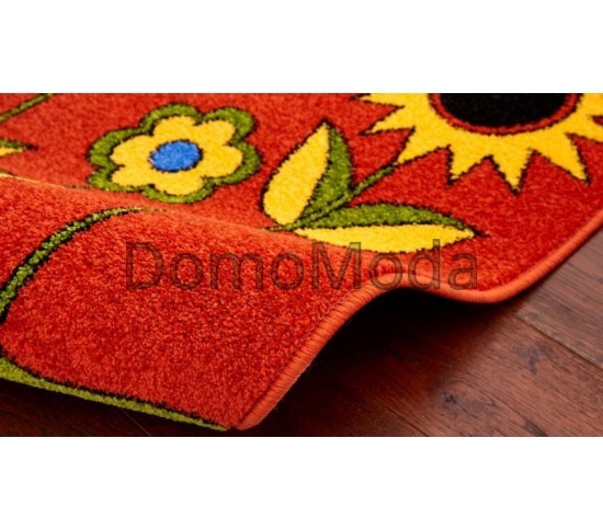 Детский ковер Weltom Weliro Rabatka Terakota Купить в интернет магазине ДомоМода фото 2 Детский ковер Weltom Weliro Rabatka Terakota - высокое качество по лучшей цене в Украине изображение 2.