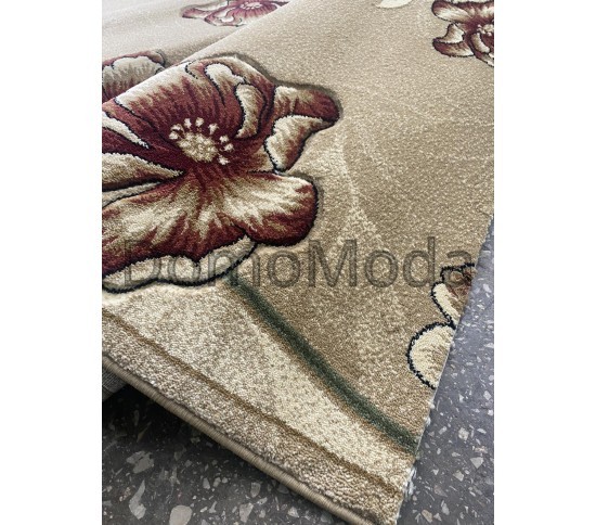 Синтетична килимова доріжка Virizka 8880 BEIGE - Висока якість за найкращою ціною в Україні зображення 2.