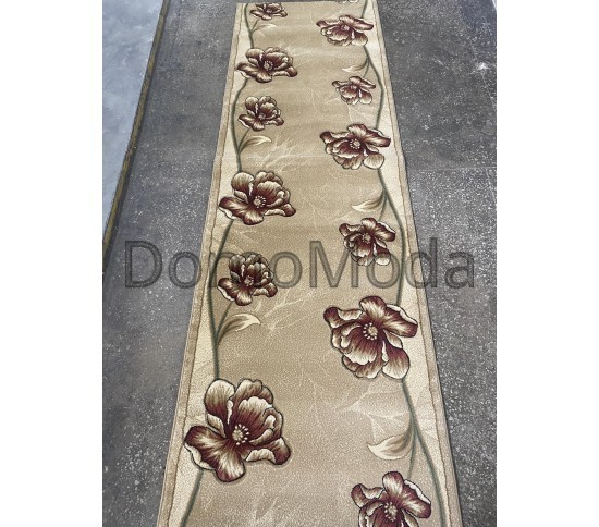 Синтетична килимова доріжка Virizka 8880 BEIGE - Висока якість за найкращою ціною в Україні