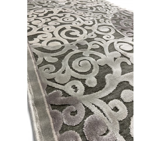 Килим з віскози Sanat Acoustic 9505C SCHENILLE GREY Купити в інтернет магазині ДомоМода фото 3 Килим з віскози Sanat Acoustic 9505C SCHENILLE GREY - Висока якість за найкращою ціною в Україні зображення 3.