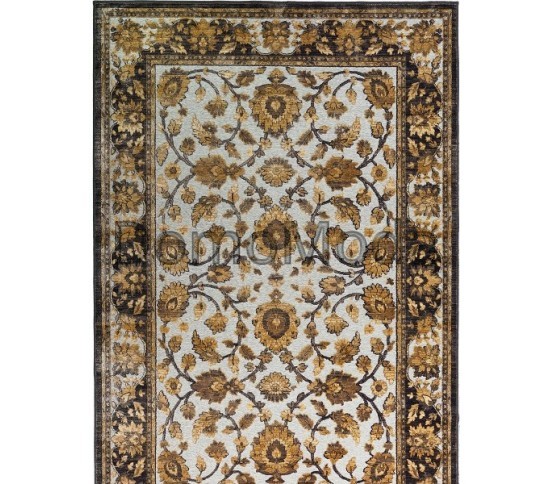 Ковер из вискозы Bohemian 23122 Dark Brown-Grey Купить в интернет магазине ДомоМода Ковер из вискозы Bohemian 23122 Dark Brown-Grey - высокое качество по лучшей цене в Украине