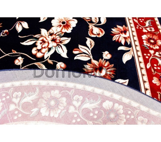 Килим з віскози Queen 2844A dark blue - Висока якість за найкращою ціною в Україні зображення 4.