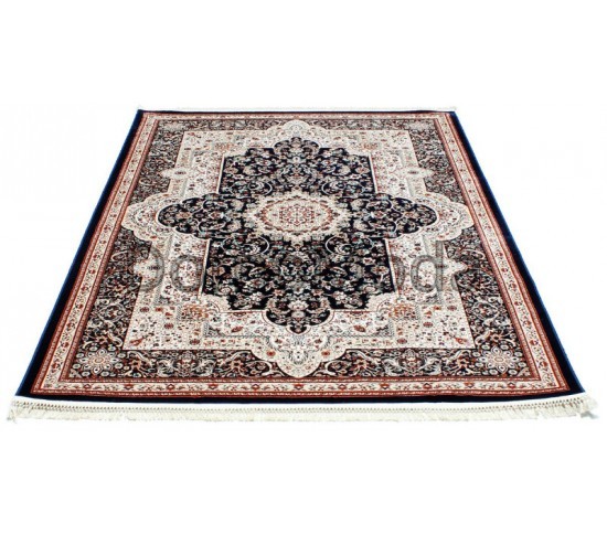 Килим з віскози Queen 6857A dark blue - Висока якість за найкращою ціною в Україні