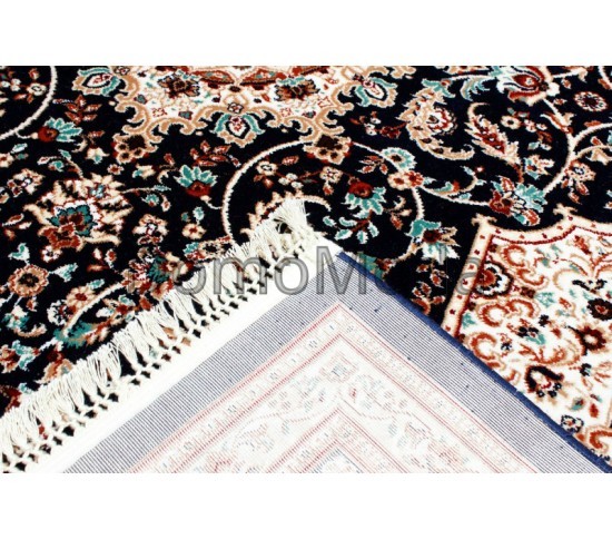 Килим з віскози Queen 6857A dark blue - Висока якість за найкращою ціною в Україні зображення 2.