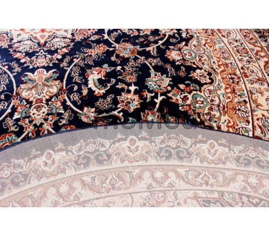 Килим з віскози Queen 6860A dark blue - Висока якість за найкращою ціною в Україні зображення 2.