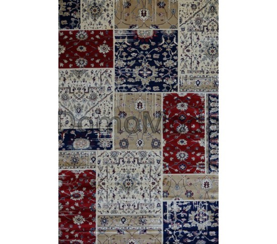 Ковер из вискозы Spirit 22871-57 Ivory-Navy Купить в интернет магазине ДомоМода Ковер из вискозы Spirit 22871-57 Ivory-Navy - высокое качество по лучшей цене в Украине