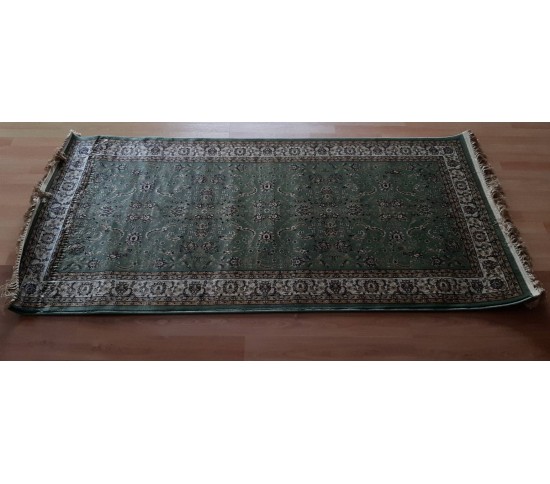 Ковер из вискозы Viscose 6617A green Купить в интернет магазине ДомоМода фото 2 Ковер из вискозы Viscose 6617A green - высокое качество по лучшей цене в Украине изображение 2.