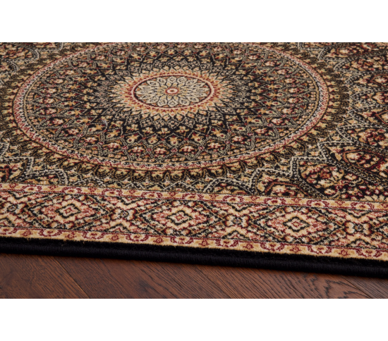 Шерстяний килим Agnus Liwia Czarny (black) Купити в інтернет магазині ДомоМода фото 3 Шерстяний килим Agnus Liwia Czarny (black) - Висока якість за найкращою ціною в Україні зображення 3.