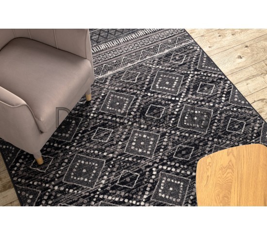 Вовняний килим ANGEL 7886 / 52055 Diamonds, ethnic grey / beige Купити в інтернет магазині ДомоМода фото 6 Вовняний килим ANGEL 7886 / 52055 Diamonds, ethnic grey / beige - Висока якість за найкращою ціною в Україні зображення 6.