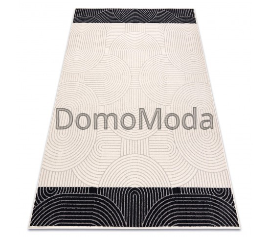 Вовняний килим ANGEL 7901 / 52044 Geometric beige / black Купити в інтернет магазині ДомоМода Вовняний килим ANGEL 7901 / 52044 Geometric beige / black - Висока якість за найкращою ціною в Україні