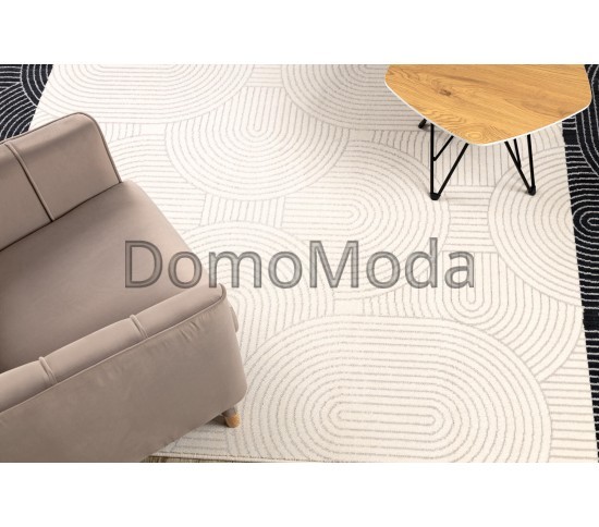 Вовняний килим ANGEL 7901 / 52044 Geometric beige / black Купити в інтернет магазині ДомоМода фото 2 Вовняний килим ANGEL 7901 / 52044 Geometric beige / black - Висока якість за найкращою ціною в Україні зображення 2.