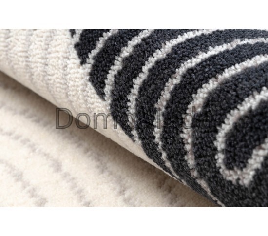 Вовняний килим ANGEL 7901 / 52044 Geometric beige / black Купити в інтернет магазині ДомоМода фото 5 Вовняний килим ANGEL 7901 / 52044 Geometric beige / black - Висока якість за найкращою ціною в Україні зображення 5.