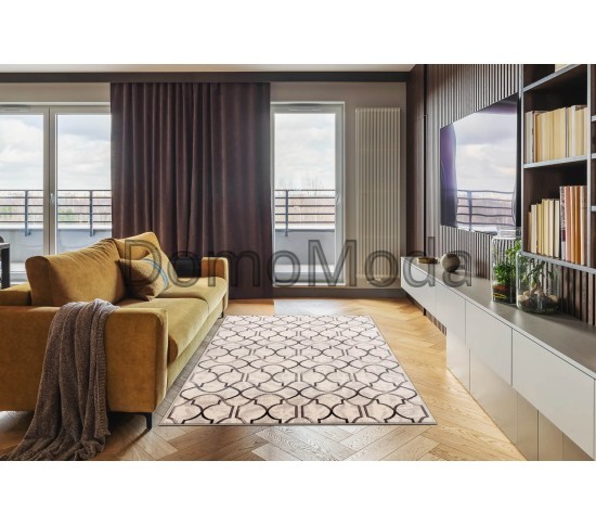 Вовняний килим ANGEL 7905 / 52022 Moroccan trellis beige / grey Купити в інтернет магазині ДомоМода фото 2 Вовняний килим ANGEL 7905 / 52022 Moroccan trellis beige / grey - Висока якість за найкращою ціною в Україні зображення 2.