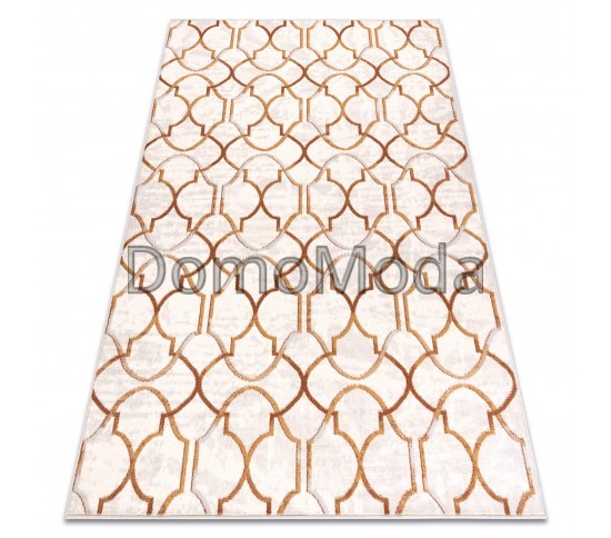 Вовняний килим ANGEL 7905 / 52822 Ornament, art deco beige / gold Купити в інтернет магазині ДомоМода Вовняний килим ANGEL 7905 / 52822 Ornament, art deco beige / gold - Висока якість за найкращою ціною в Україні