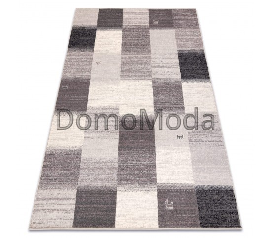 Вовняний килим ANGEL 7961 / 52022 Geometric, squares beige / grey Купити в інтернет магазині ДомоМода Вовняний килим ANGEL 7961 / 52022 Geometric, squares beige / grey - Висока якість за найкращою ціною в Україні