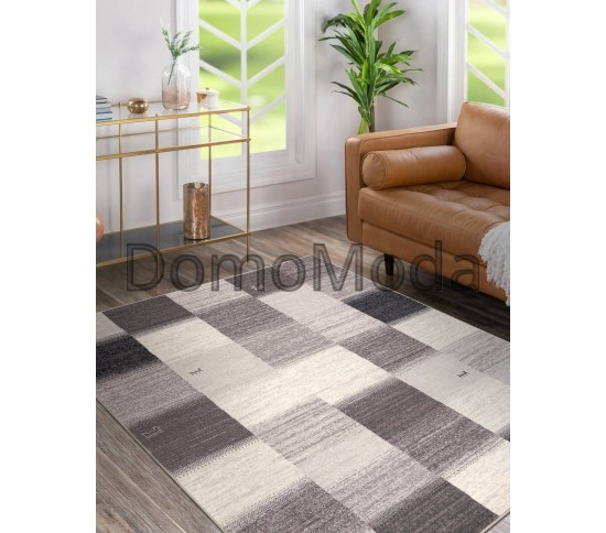 Вовняний килим ANGEL 7961 / 52022 Geometric, squares beige / grey Купити в інтернет магазині ДомоМода фото 2 Вовняний килим ANGEL 7961 / 52022 Geometric, squares beige / grey - Висока якість за найкращою ціною в Україні зображення 2.