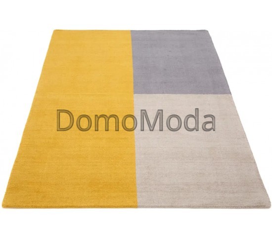 Шерстяний килим Blox Mustard Купити в інтернет магазині ДомоМода Шерстяний килим Blox Mustard - Висока якість за найкращою ціною в Україні