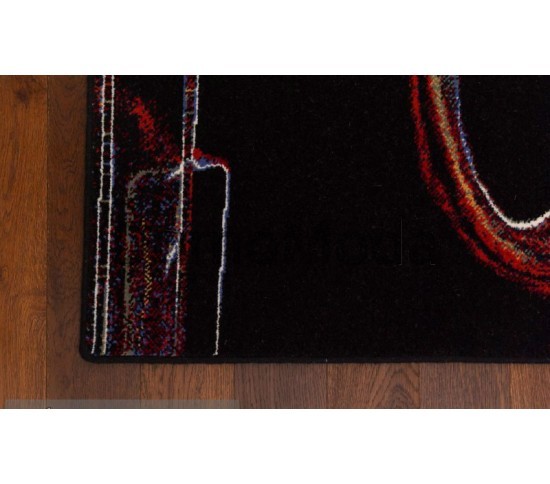 Шерстяний килим Folk Kapela Czarny - Висока якість за найкращою ціною в Україні зображення 3.