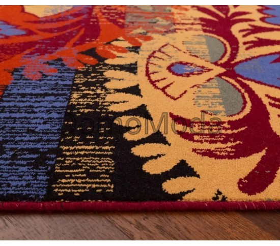 Шерстяний килим Folk Famelio Czarny Купити в інтернет магазині ДомоМода фото 4 Шерстяний килим Folk Famelio Czarny - Висока якість за найкращою ціною в Україні зображення 4.