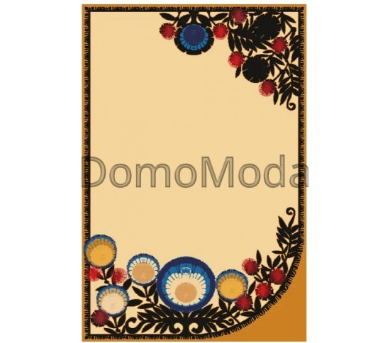 Шерстяний килим Folk Zwyrt Krem Купити в інтернет магазині ДомоМода Шерстяний килим Folk Zwyrt Krem - Висока якість за найкращою ціною в Україні