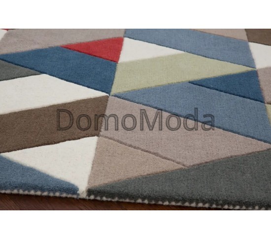 Шерстяний килим Funk Chevron Multi Купити в інтернет магазині ДомоМода фото 2 Шерстяний килим Funk Chevron Multi - Висока якість за найкращою ціною в Україні зображення 2.