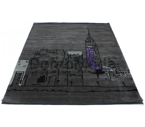 Шерстяной ковер Hand Tufted CITYSCAPE RUG deep grey - высокое качество по лучшей цене в Украине