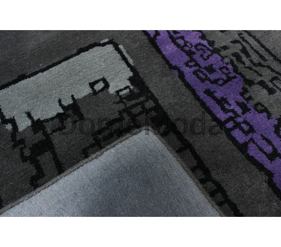 Шерстяной ковер Hand Tufted CITYSCAPE RUG deep grey - высокое качество по лучшей цене в Украине изображение 3.