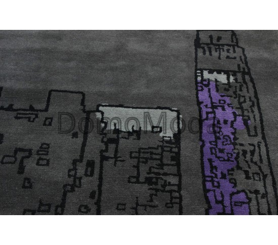 Шерстяной ковер Hand Tufted CITYSCAPE RUG deep grey - высокое качество по лучшей цене в Украине изображение 2.