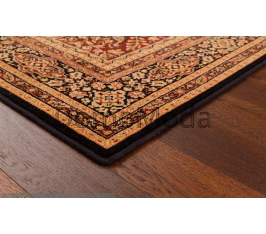 Шерстяний килим Isfahan Timor Czarny (black) Купити в інтернет магазині ДомоМода фото 3 Шерстяний килим Isfahan Timor Czarny (black) - Висока якість за найкращою ціною в Україні зображення 3.