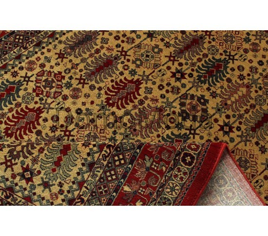 Шерстяний килим Kirman 0204 camel red Купити в інтернет магазині ДомоМода фото 3 Шерстяний килим Kirman 0204 camel red - Висока якість за найкращою ціною в Україні зображення 3.