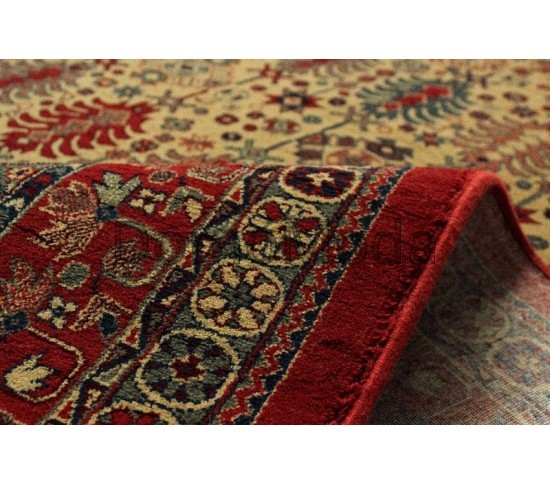 Шерстяний килим Kirman 0204 camel red Купити в інтернет магазині ДомоМода фото 2 Шерстяний килим Kirman 0204 camel red - Висока якість за найкращою ціною в Україні зображення 2.