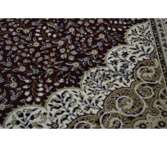 Шерстяний килим Klasik 0023 bordo - Висока якість за найкращою ціною в Україні зображення 3.